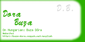 dora buza business card